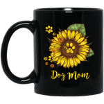 AGR Dog mom - sunflower mugs